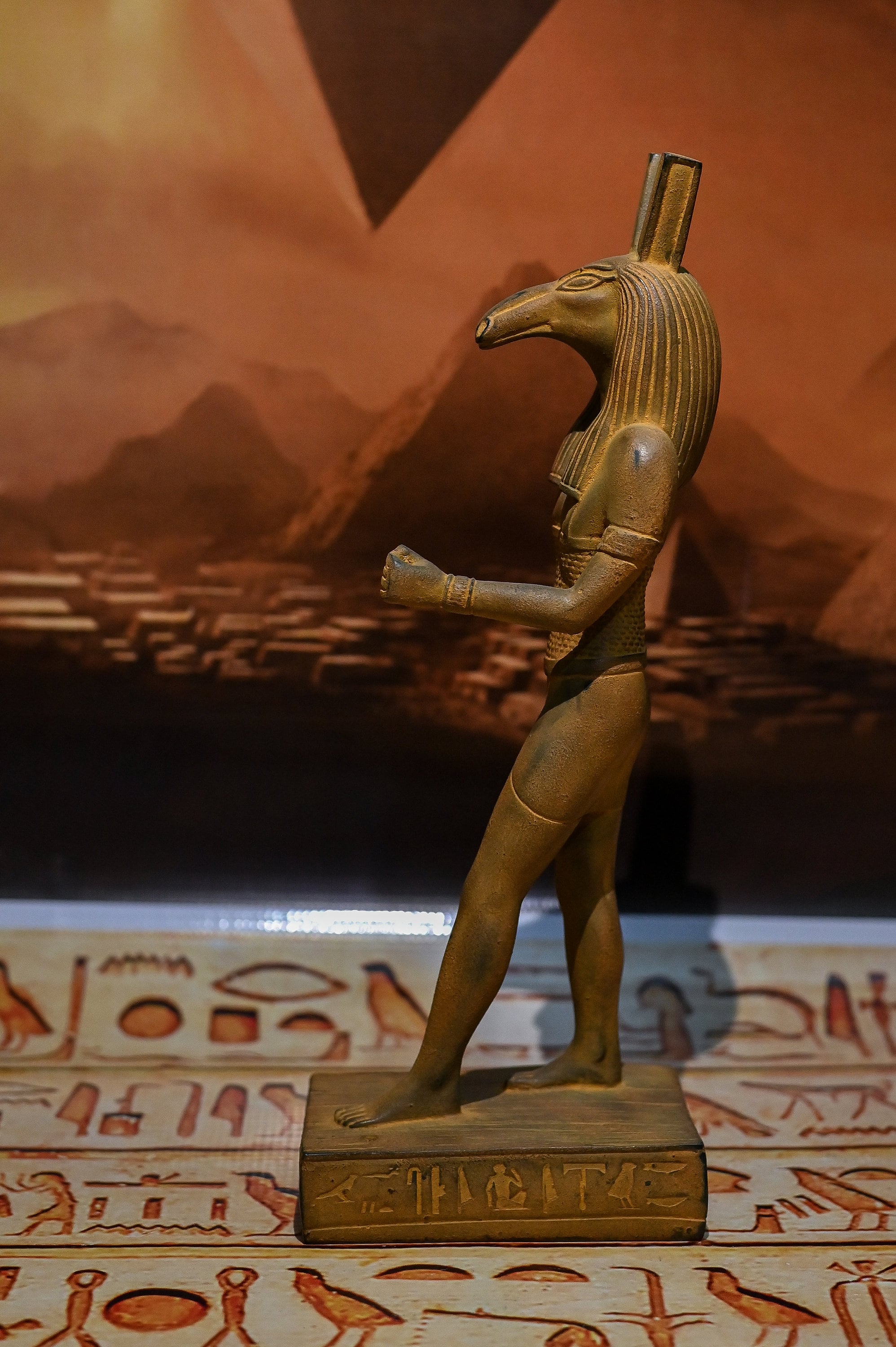 Egyptian Statue of Egyptian God of War Seth Large Heavy Stone - Etsy Canada