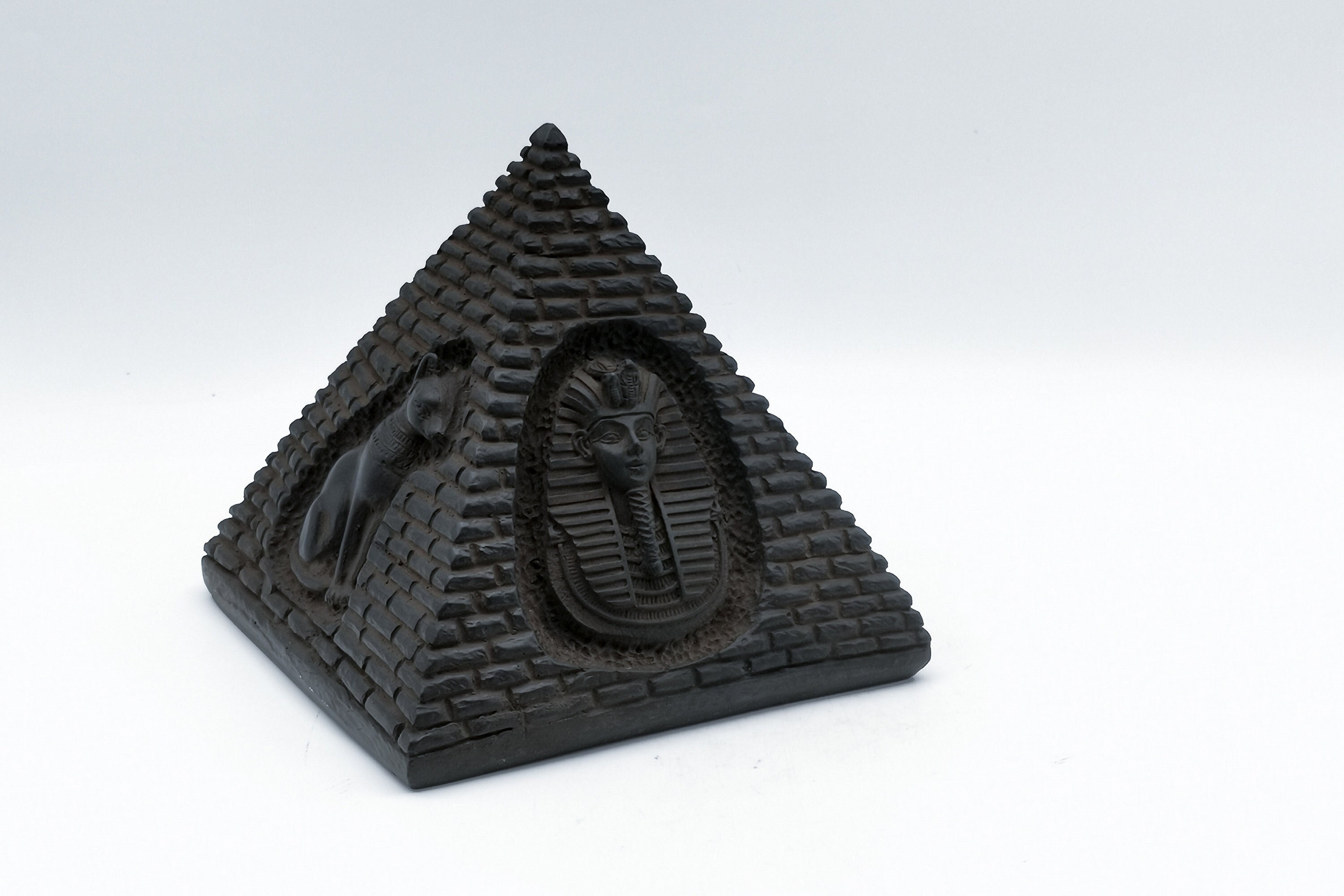 pyramids Egyptian Art Pharaonic inscriptions black made in egypt