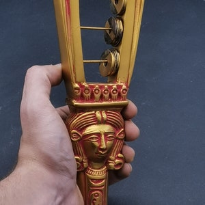 Unique Sacred Sistrum Goddess Hathor Magical Ancient Egyptian Musical hand made in Egypt