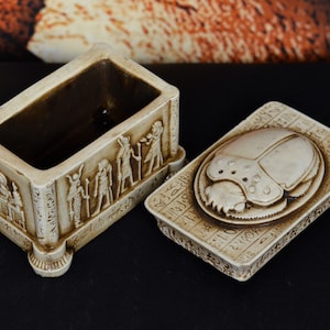 Egyptian Scarab Box: Antique Decor, Karlos Brand