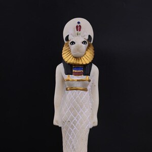 Unique Ancient Egyptian Art statue of Goddess Sekhmet heavy stone made in Egypt