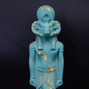 Ancient Egyptian Ram God of Creation, Egyptian God Khnum statue