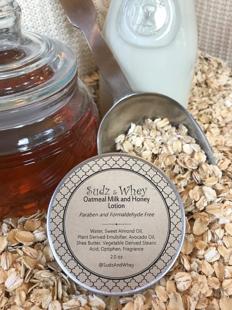 Oatmeal Milk and Honey Lotion Etsy