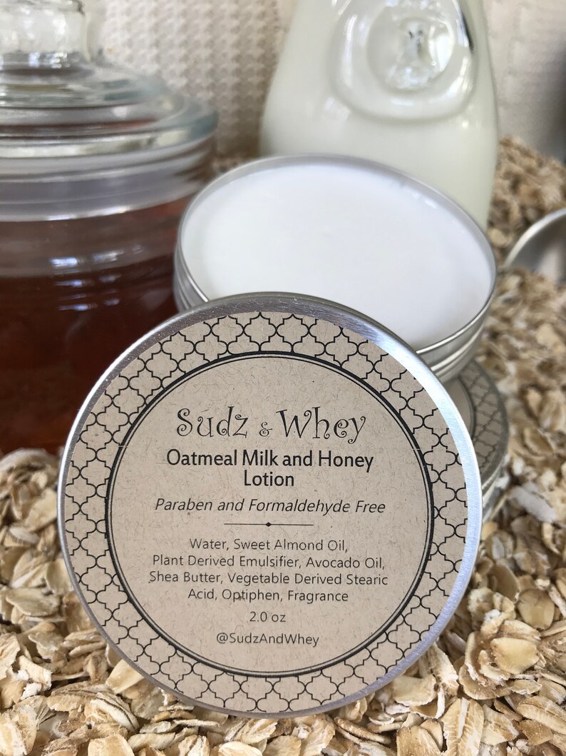 Oatmeal Milk and Honey Lotion Etsy