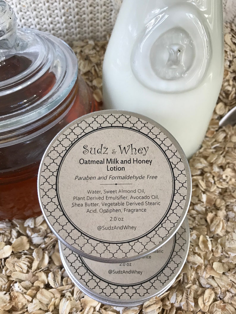 Oatmeal Milk and Honey Lotion Etsy