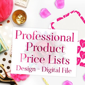 Professional Product Guides or Price Lists for your Business, Great for sending out when you do bulk orders