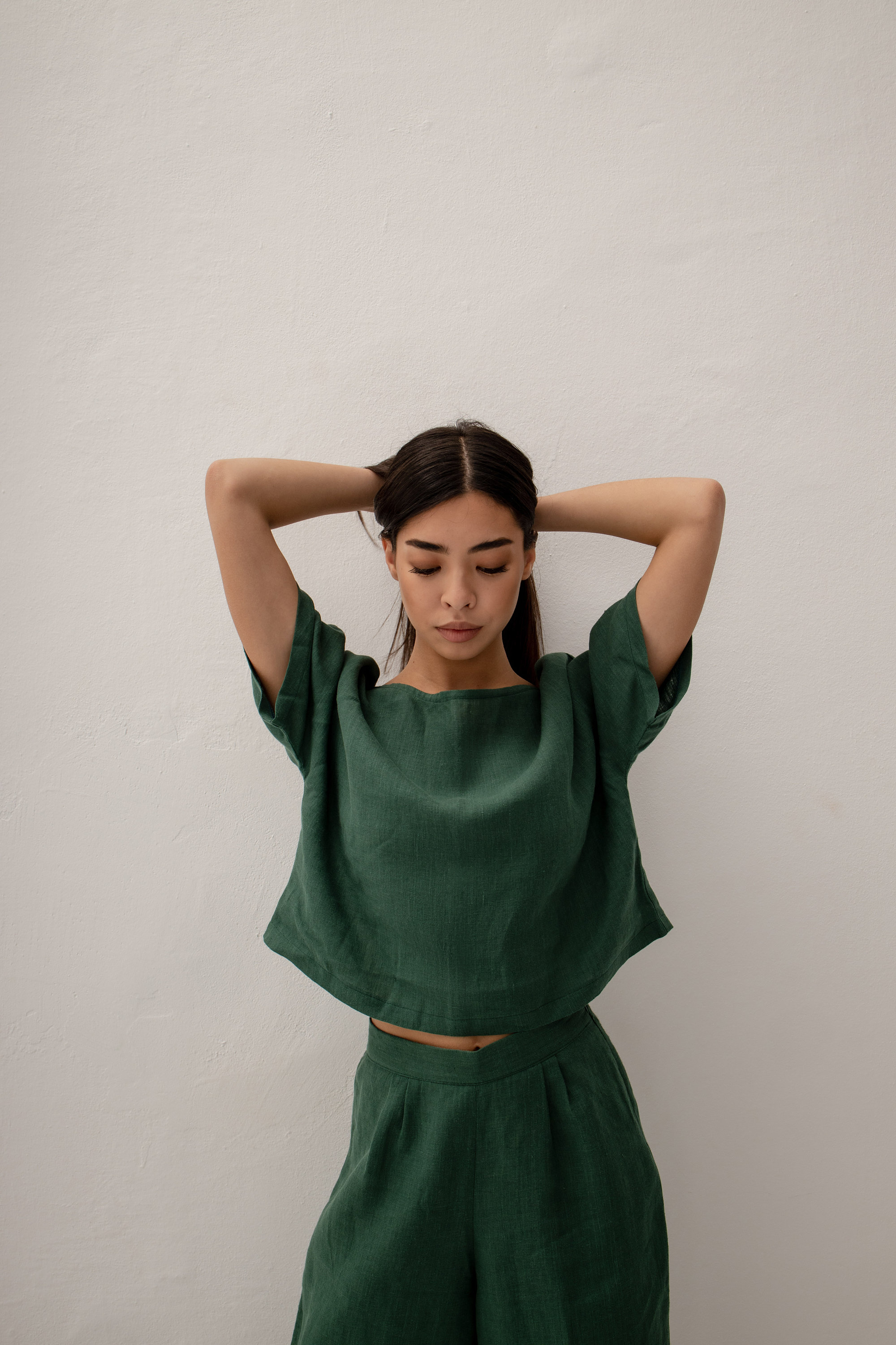 emerald green sequin pants