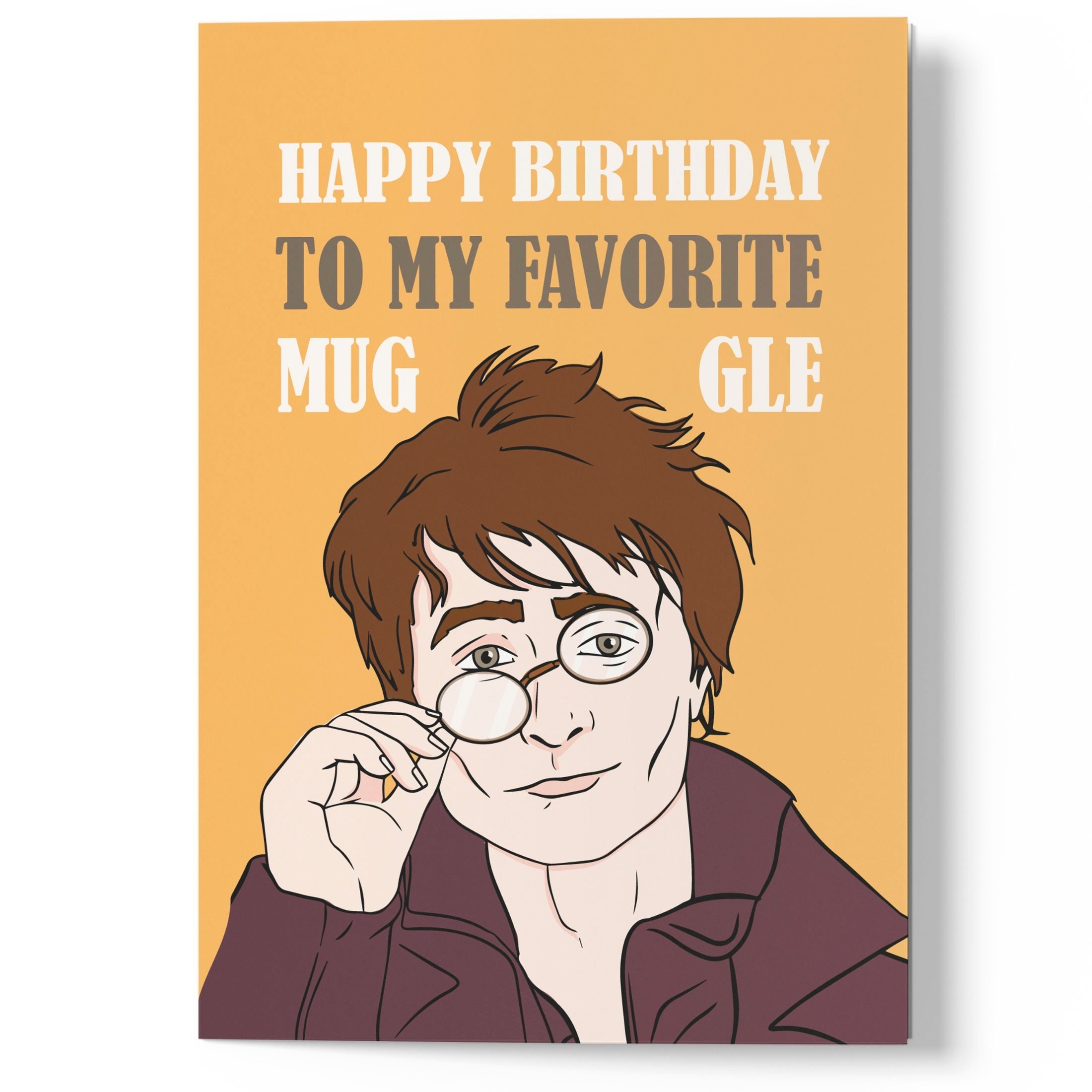 Harry Potter Birthday Card Harry Potter Birthday Gift Funny - Etsy
