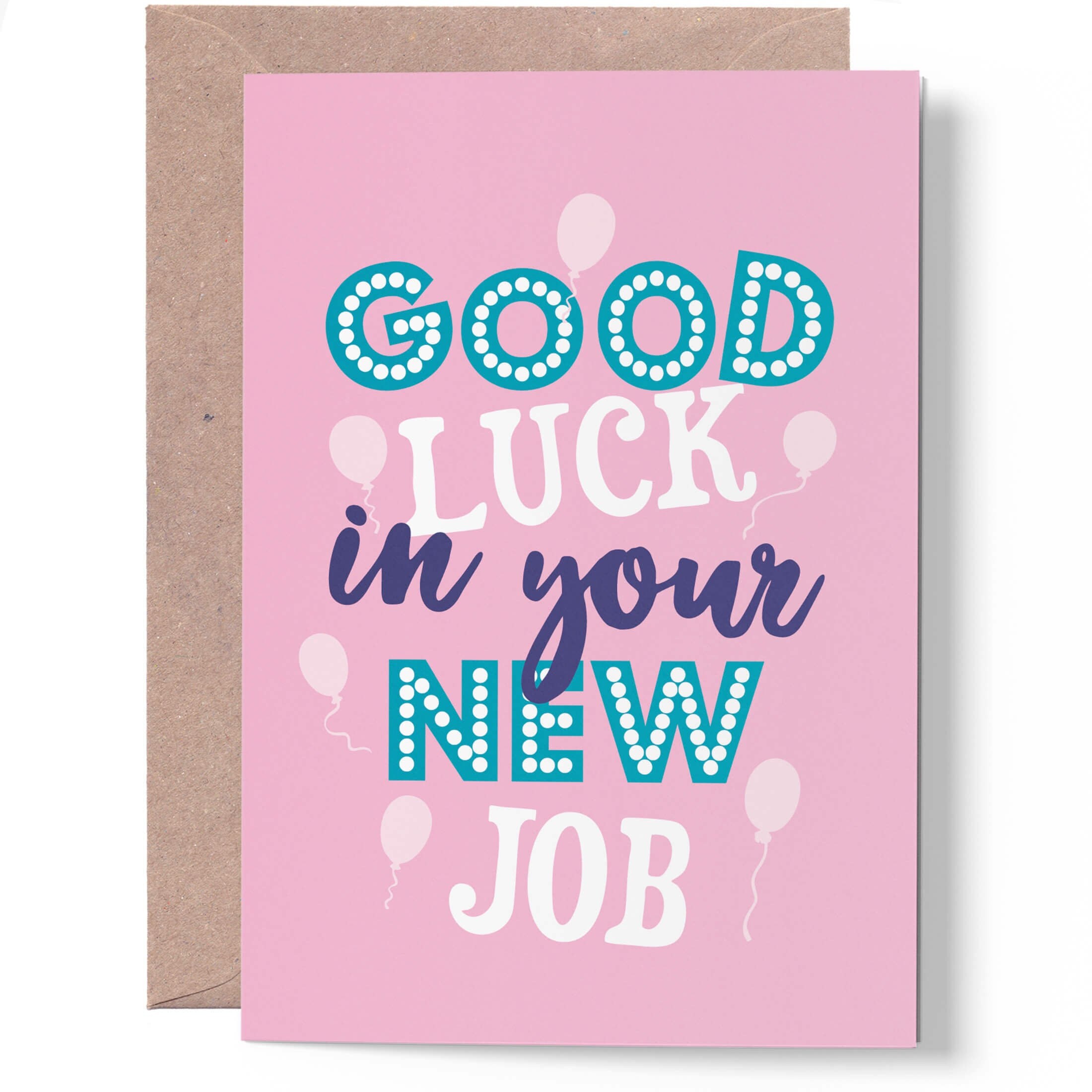 Good Luck on Your New Job Card Personalised New Job Gift Etsy