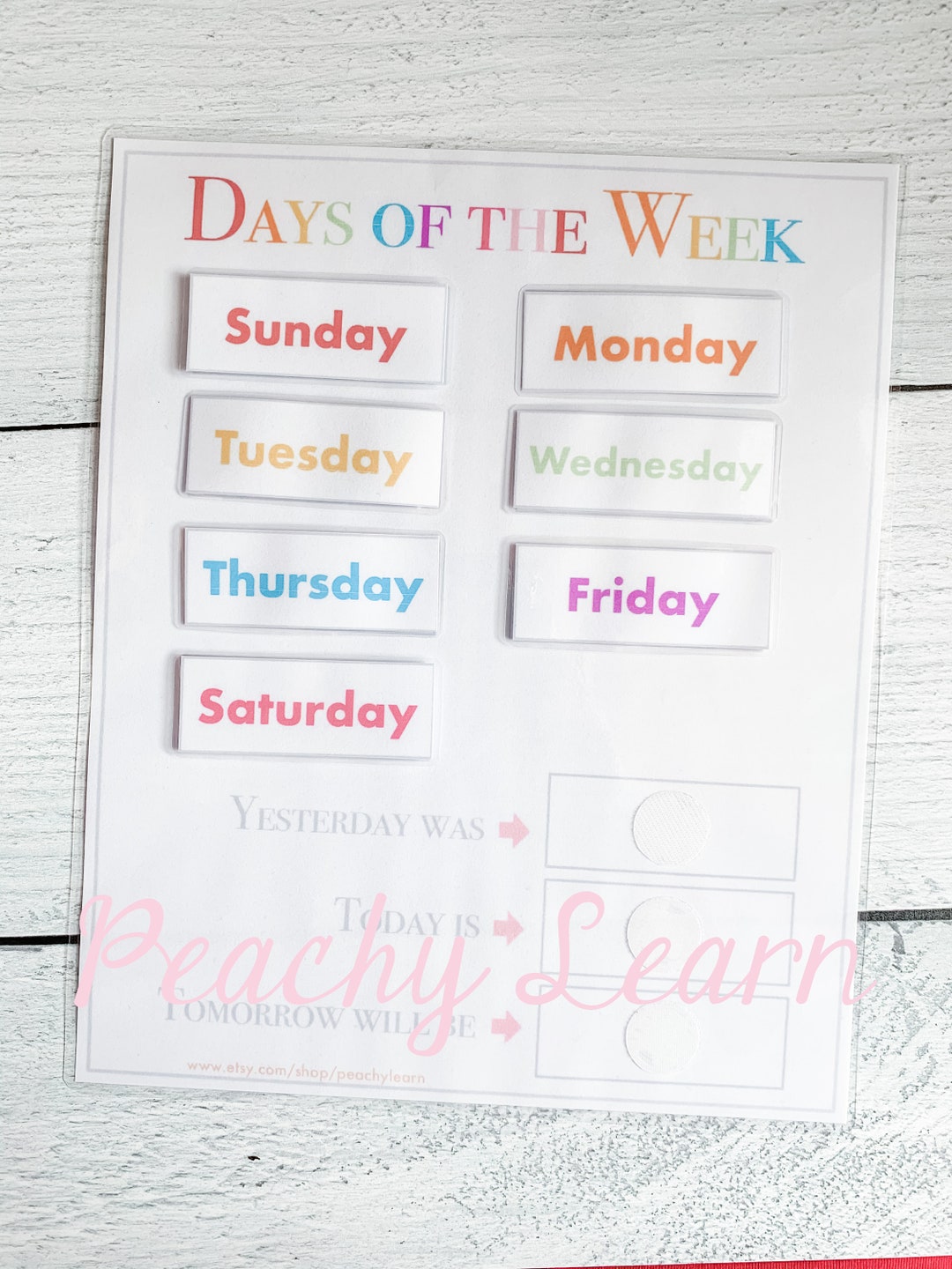 Days of the Week, Learning, Preschool, Homeschool, Educational, Teach