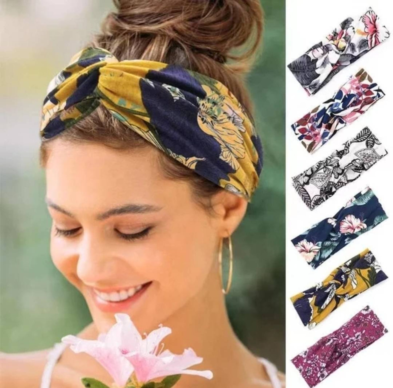 Headband Women Wide Beach Turban Casual Headband Strechy Soft Etsy UK