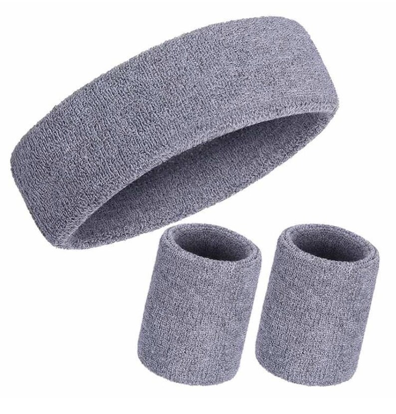 Sweatbands Set 2 Wristbands 1 Sweatband for Women Men Girls Etsy