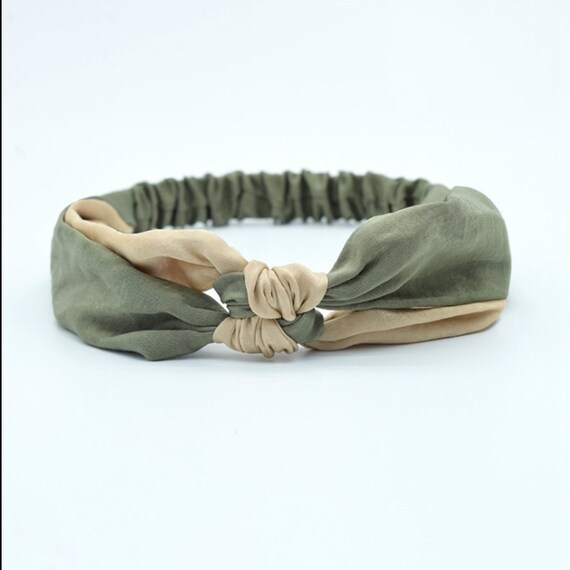 Stretchy Twist Knot Bow Head Wrap – Knotted Ladies Hair Band – Multicolored – New With Tags