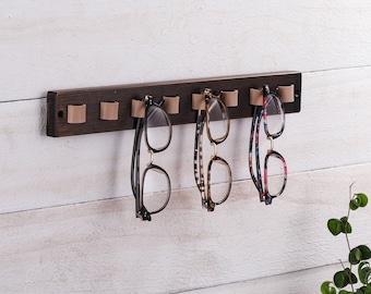 Sunglass Holder for Wall,Eye Glasses Storage Display,Sunglasses Organizer,Glasses Holder,Eyeglass Rack,Rustic Wall DéCor,Great Grandma Gift