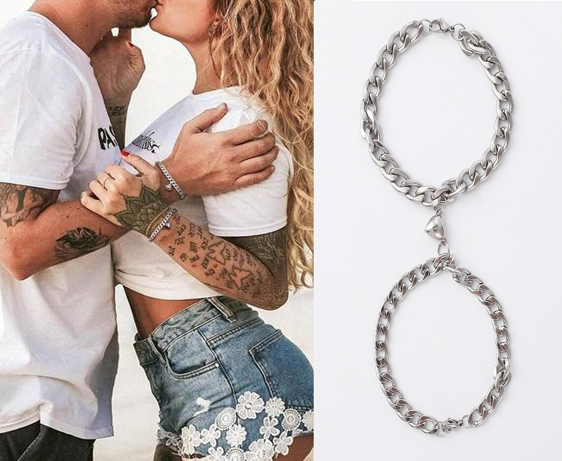 Couples Bracelets Matching Bracelet for Anniversary Etsy