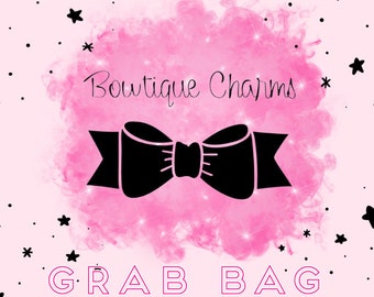 Grab Bag, Mystery Bags, Surprise Bags, Mixed fun, Pen, Paperclips, Earrings or Clasp, accessory, Planner Pretties, Sparkle and shine, so fun