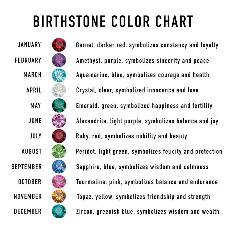 December Guardian Angel with Heart Birthstone Dangle Charm Etsy