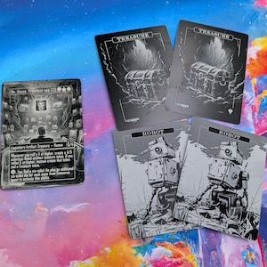 Herr House VD och koncernchef - Metal Proxy Commander + 3/3 Robot Token Pack