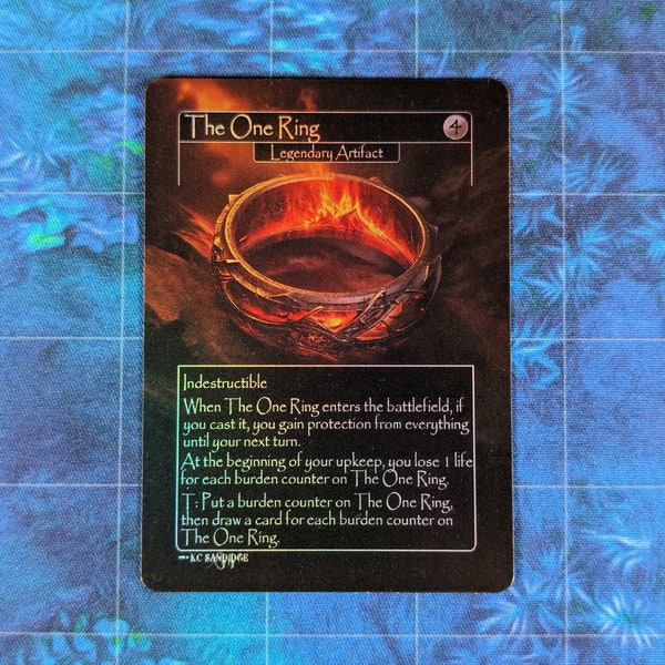 The One Ring Foil Proxy (Foil Proxy) - Magic Proxies - Full Art Proxy