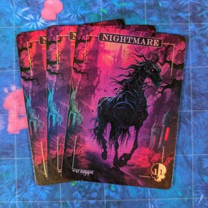 Nightmare Foil Tokens - Magic Proxies - Full Art Proxy - 3 Card Pack