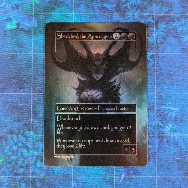 Sheoldred the Apocalypse Proxy (Foil Proxy) - Magic Proxy - Full Art Proxy