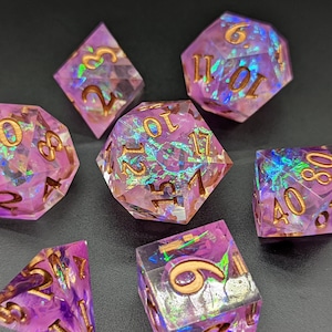 Candy Apacolypse - Sharp Edge Dice -  DnD Dice Set - Polyhedral Dice Set - D&D Dice - TTRPG Dice - Dungeons and Dragons