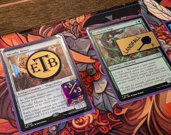 Magic the Gathering - Game State Markers/Tokens [Trigger Token, On the Stack Token, Land Drop Token]