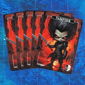 Vampire Tokens - Chibi Magic Proxies - Full Art Proxy - 5 Card Pack