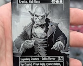 thick mtg cards What is the purpose of the extra thick copy of the commander card in the Magic:  the Gathering deck?
