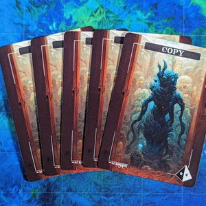 Copia token - Proxy magici - Proxy Full Art - Pacchetto da 5 carte