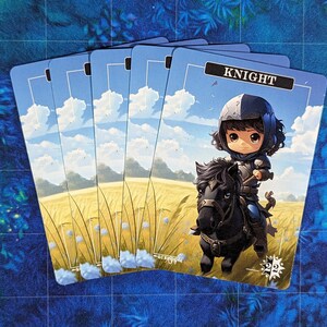 Knight Tokens - Chibi Magic Proxies - Full Art Proxy - 5 Card Pack