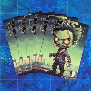 Zombie Tokens Chibi Magic Proxies Full Art Proxy 5 Card Pack image 1