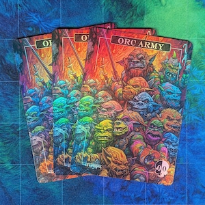 Ork Armee Foil Tokens - Magic Proxies - Full Art Proxy - 3 Kartenpack