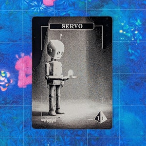 Servo Metal Token - 0.5mm Thick Aluminum Card - Full Art Token - Magic Tokens