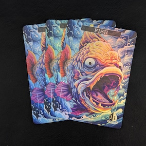 Fish Foil Tokens - Magic Proxies - Full Art Proxy - 3 Card Pack