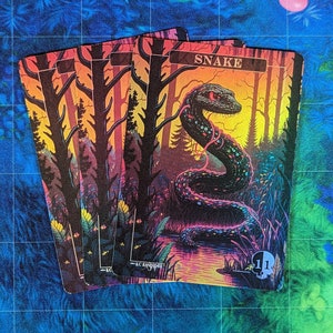 Tokens de Foil de Cobra - Proxies Mágicos - Proxy de Arte Completo - Pacote de 3 Cartas