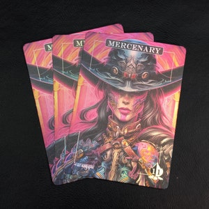 Fichas de Mercenario - Proxies Mágicos - Proxies con Arte Completo - Paquete de 3 Cartas