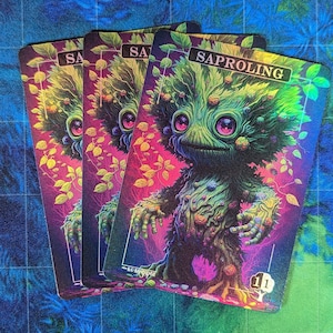 Saproling Foil Tokens - 3 Card Pack