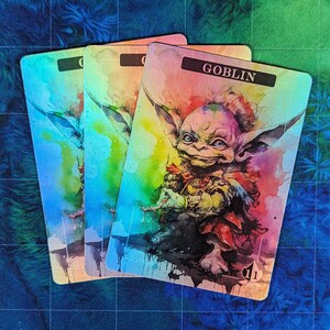 Goblin Foil Tokens - Magic Proxies - Full Art Proxy - 3 Kartenpackung