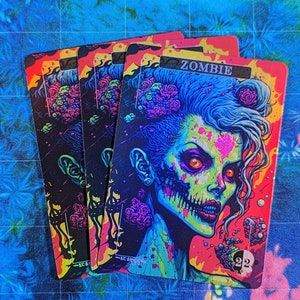Zombie Foil Tokens - Magic Proxies - Full Art Proxy - 3 Card Pack