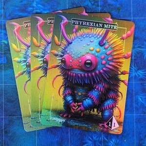 Phyrexian Mite Foil Tokens - 3 Card Pack