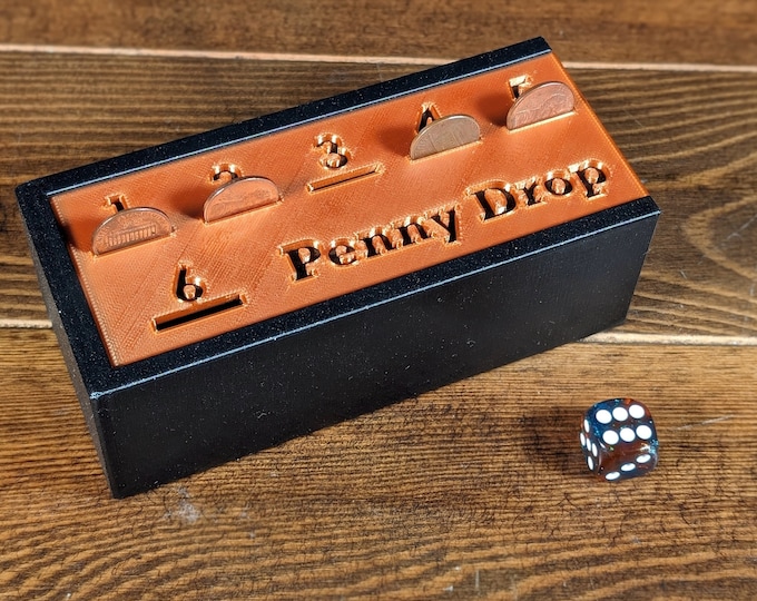 Penny Drop Dice Game Etsy