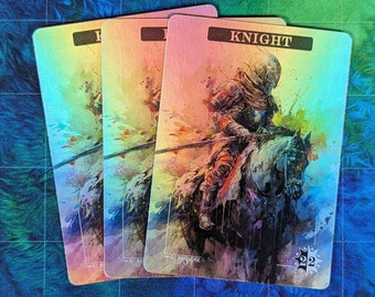 Knight Foil Tokens - 3 Card Pack