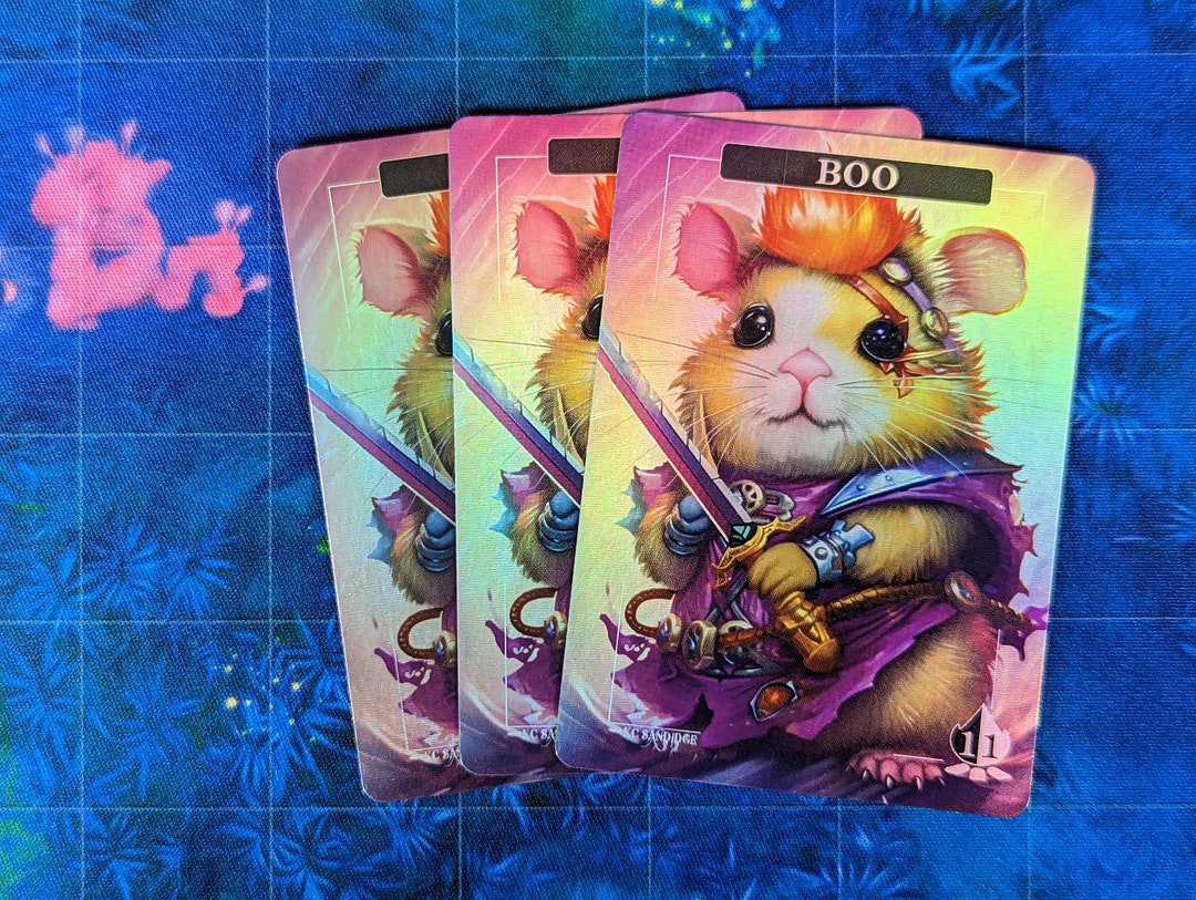 Boo Foil Tokens - 3 Card Pack - Etsy