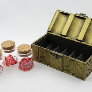 Healing Potion Kit (3 Potions, Your Choice) - D&D TTRPG Potion Kit - RPG Game Props - Dice Vault/Container - Multiple Variants Available