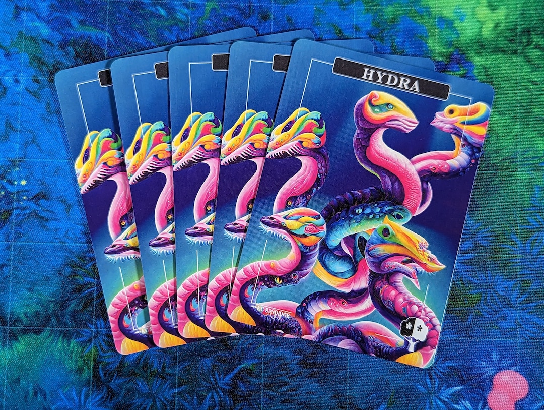 Hydra Tokens - 5 Card Pack - Etsy