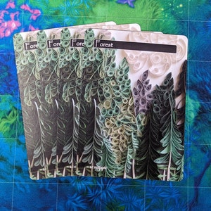 Basic Lands - Magic Proxies - Full Art Proxies - Paper Quilling Style ...