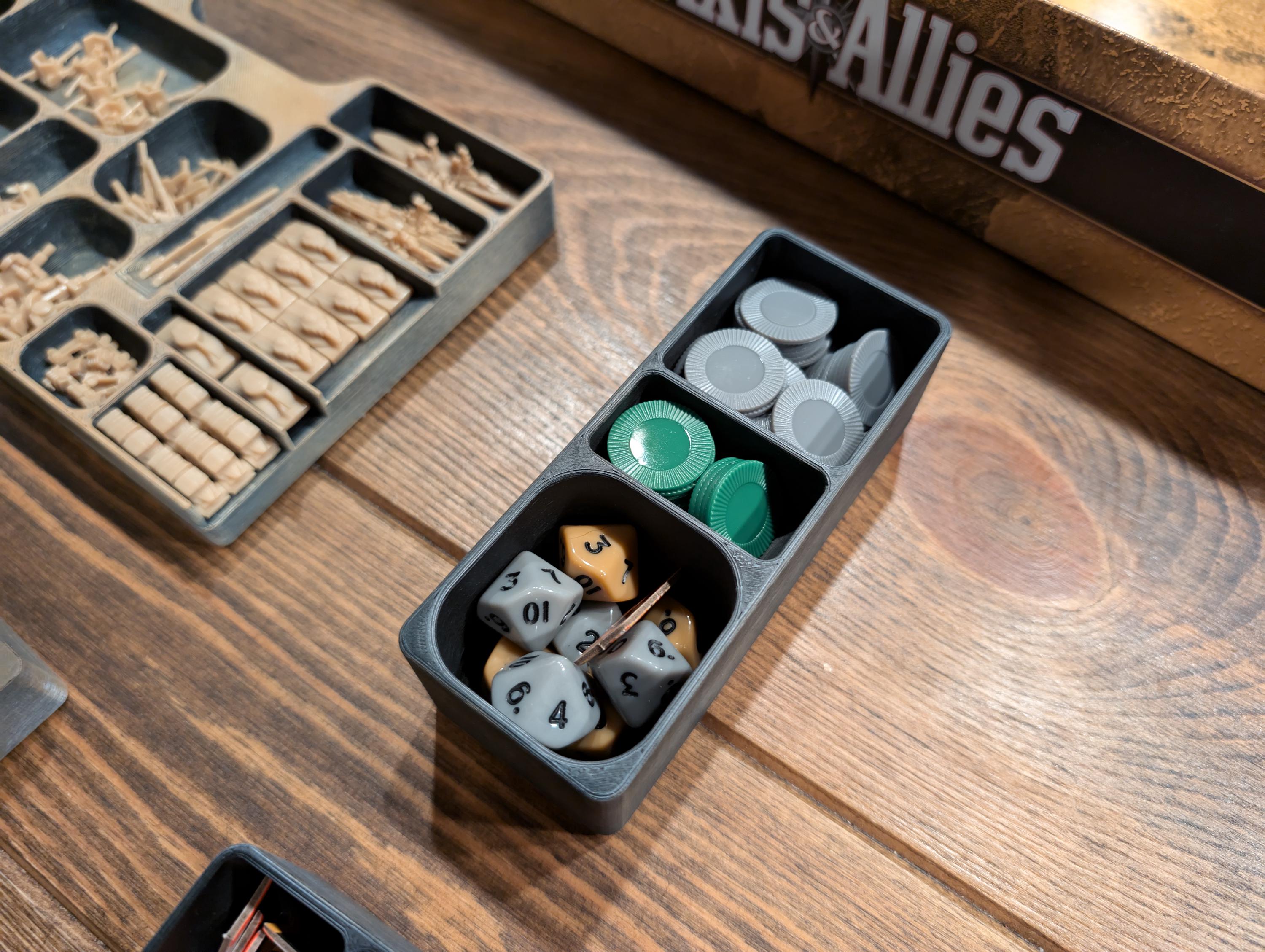 Axis and Allies: North Africa Game Inserts / Game Organizer