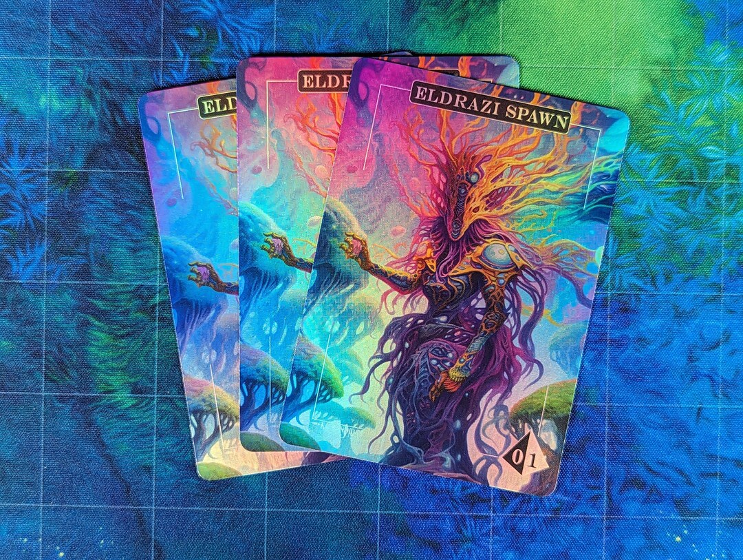 Eldrazi Spawn Foil Tokens - 3 Card Pack - Etsy