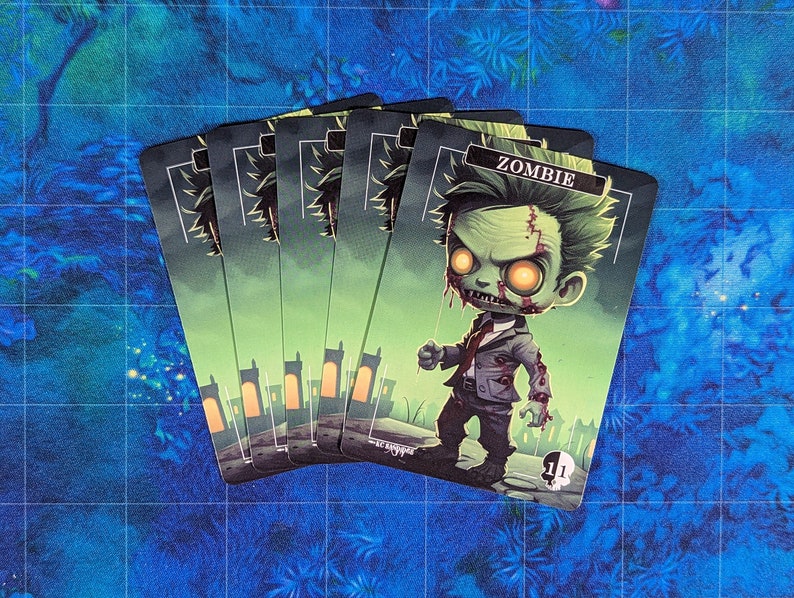 Zombie Tokens Chibi Magic Proxies Full Art Proxy 5 Card Pack image 1